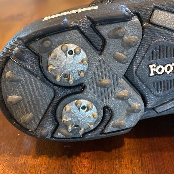 Footjoy Greenjoy Men’s PU Leather Golf Shoes Size 9.5 - Picture 8 of 13